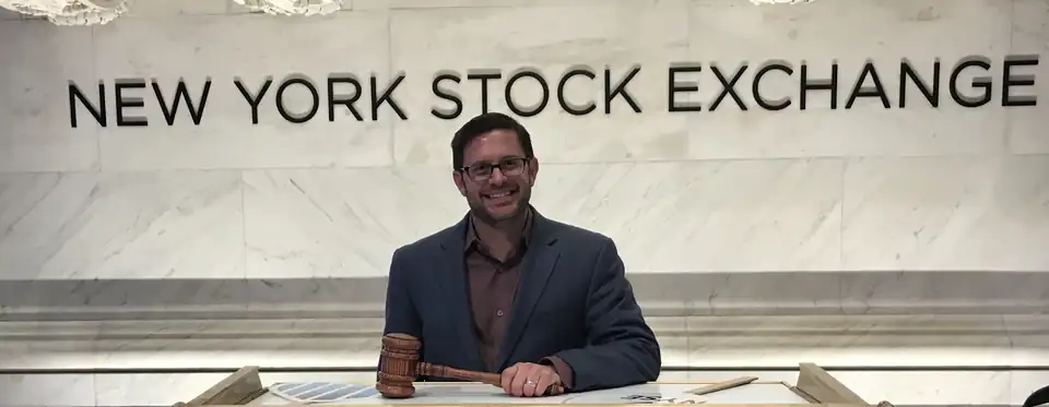 Sean Marconi at the New York Stock Exchange